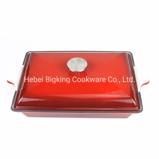 Casserole ronde de 13 pouces, ustensiles de cuisine en fonte émaillée